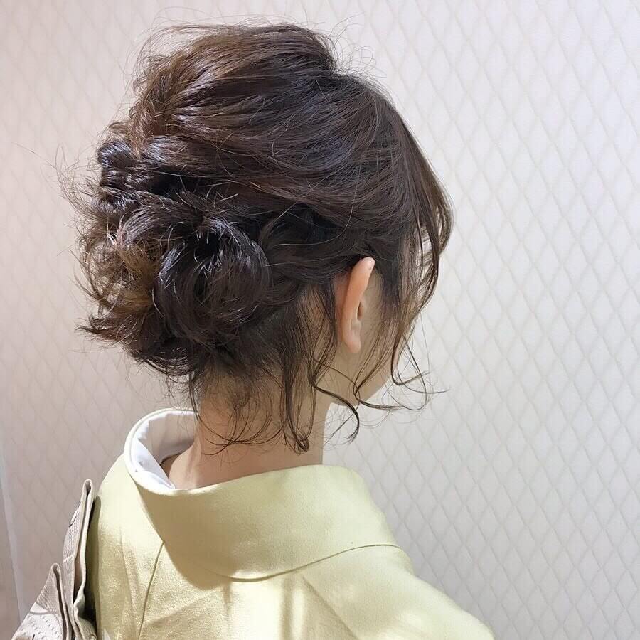 着物似合わせヘアアレンジ 美容室safari